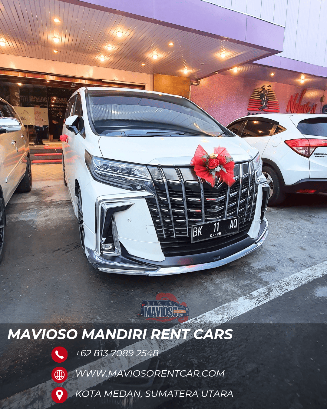 Wujudkan Pernikahan Impian Anda dengan Rental Mobil Pengantin Mewah di Medan bersama CV Mavioso Mandiri Rent Car