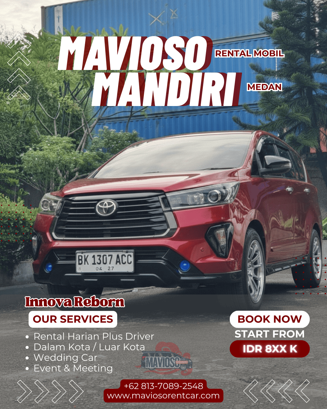 Jelajahi Perjalanan dengan Kenyamanan Kelas Atas: Sewa Innova Reborn di CV. MAVIOSO MANDIRI