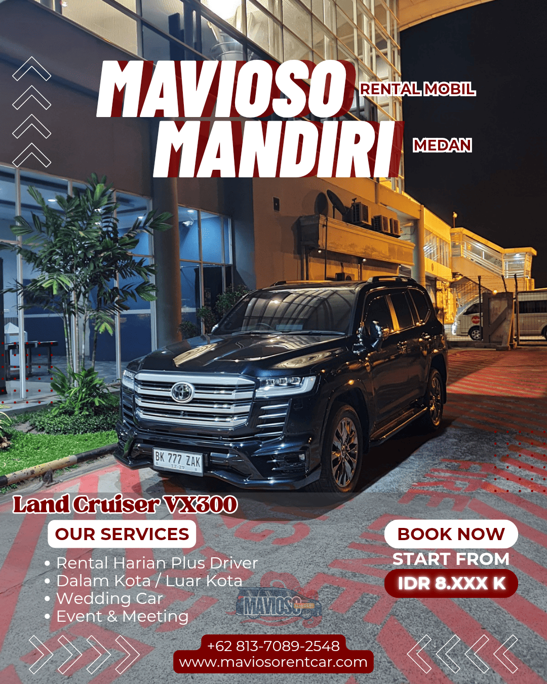 Land Cruiser VX300 Simbol Prestise dan Ketangguhan di Jalanan Medan