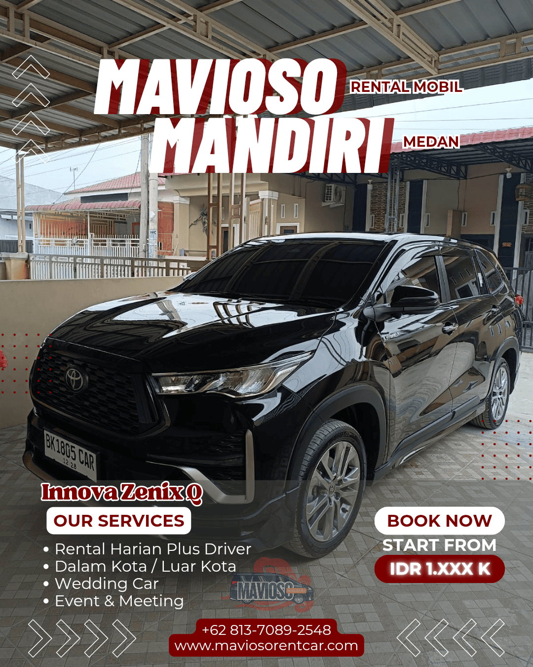 Menjelajahi Medan Lebih Nyaman dengan Sewa Innova Zenix Q di Mavioso Mandiri